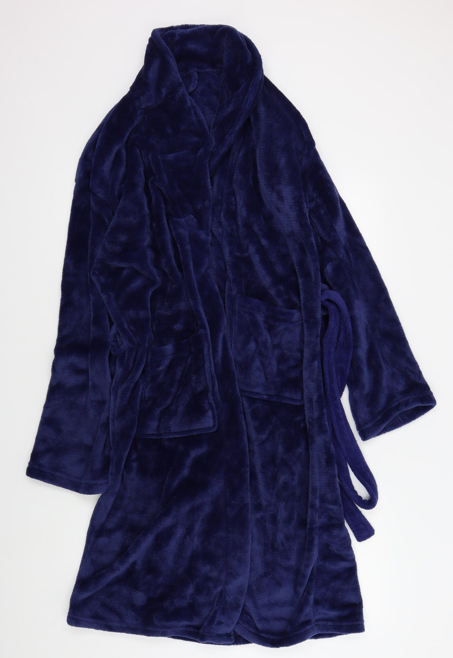 Preworn Boys Blue Colourblock   Robe Size M