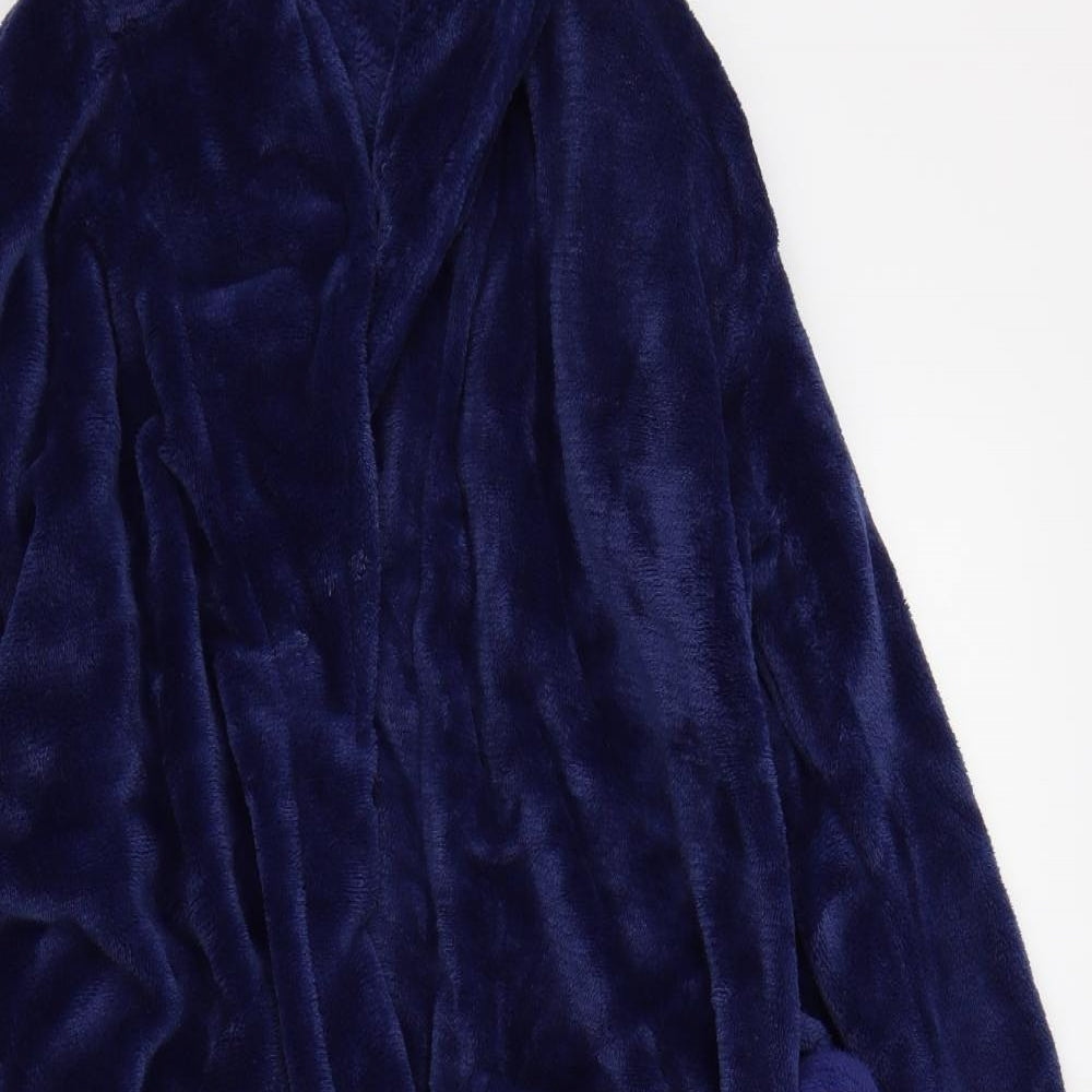 Preworn Boys Blue Colourblock   Robe Size M