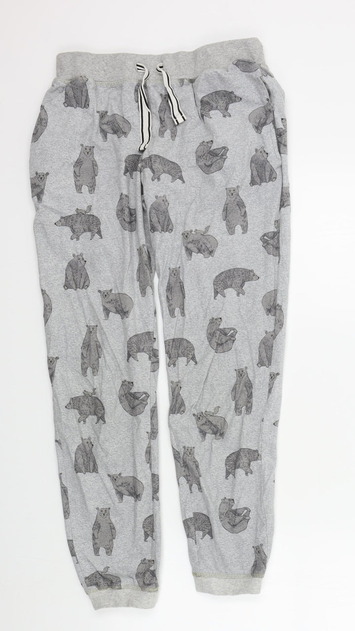 NEXT Girls Grey Colourblock Top Pyjama Pants Size S