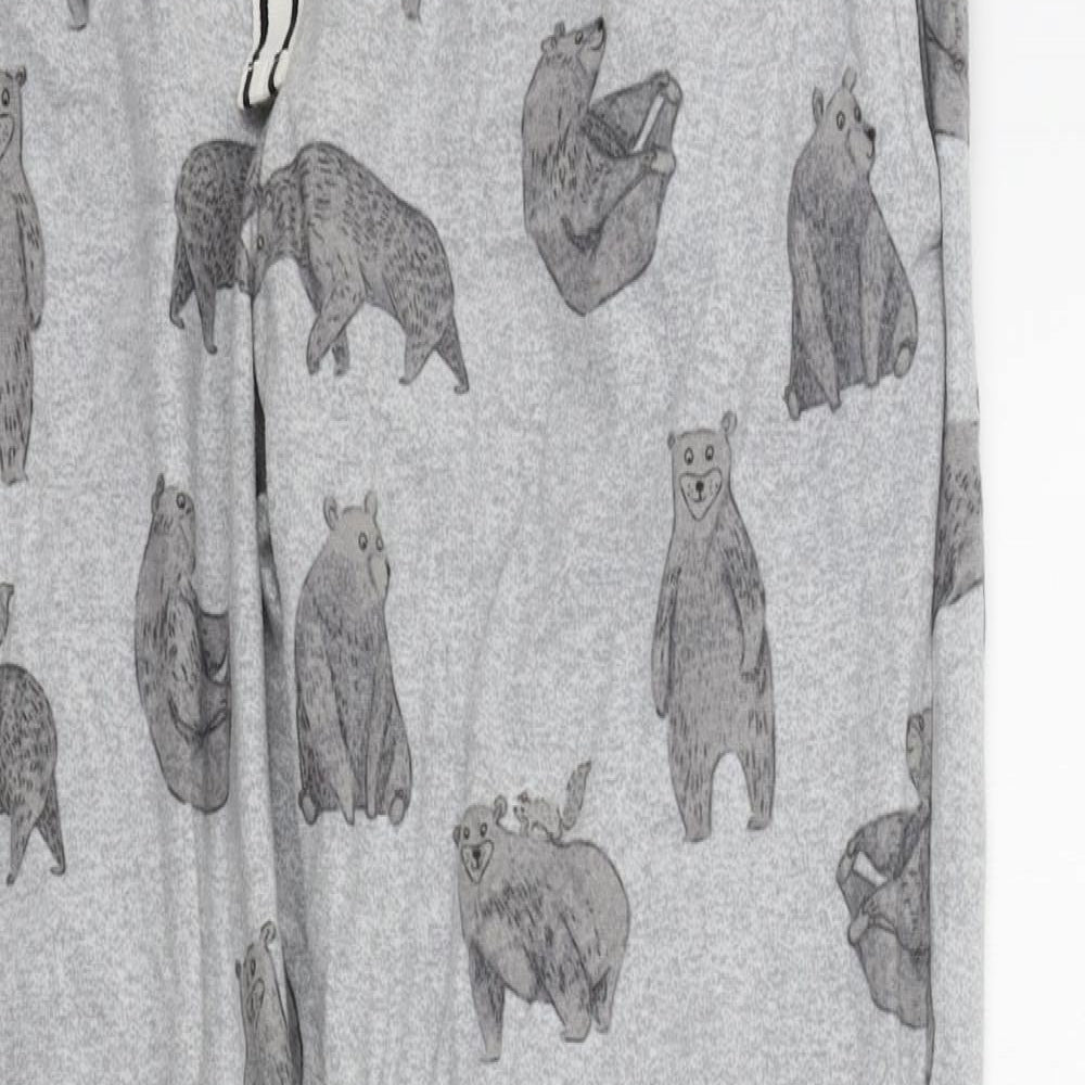 NEXT Girls Grey Colourblock  Top Pyjama Pants Size S