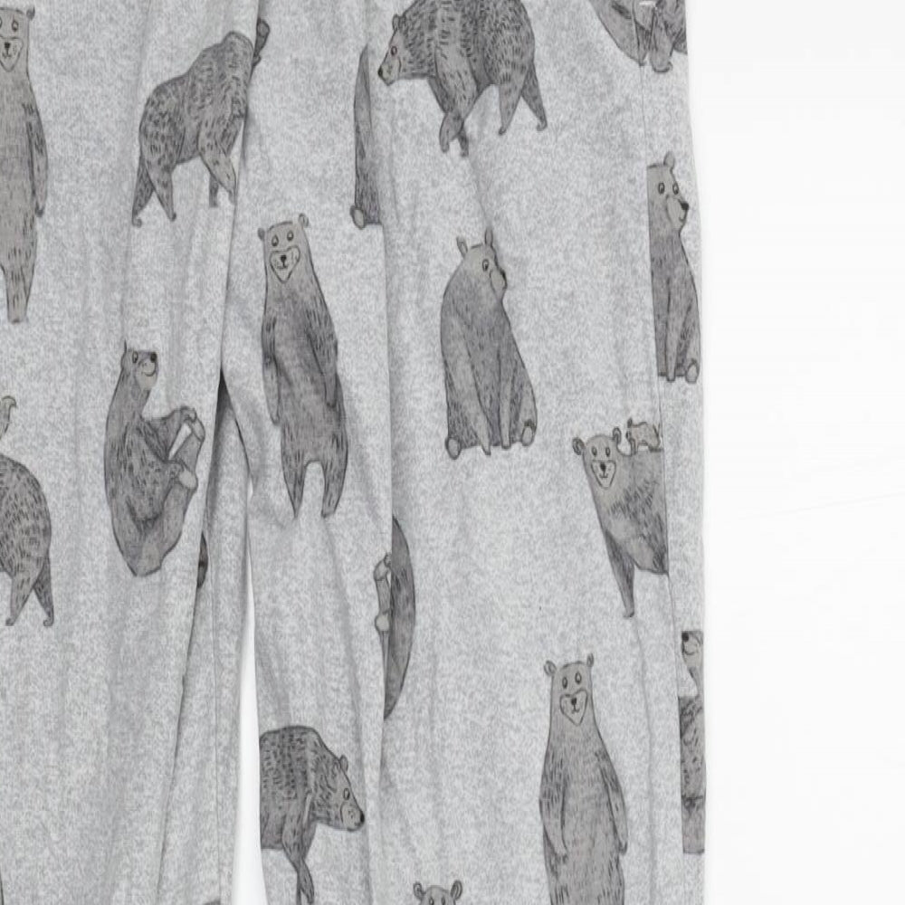 NEXT Girls Grey Colourblock  Top Pyjama Pants Size S