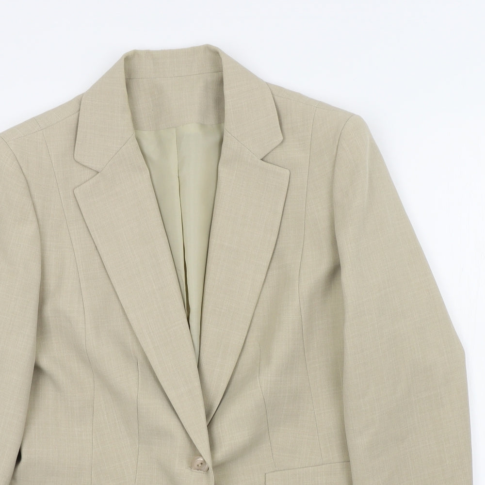 Preworn Womens Beige   Jacket  Size 16