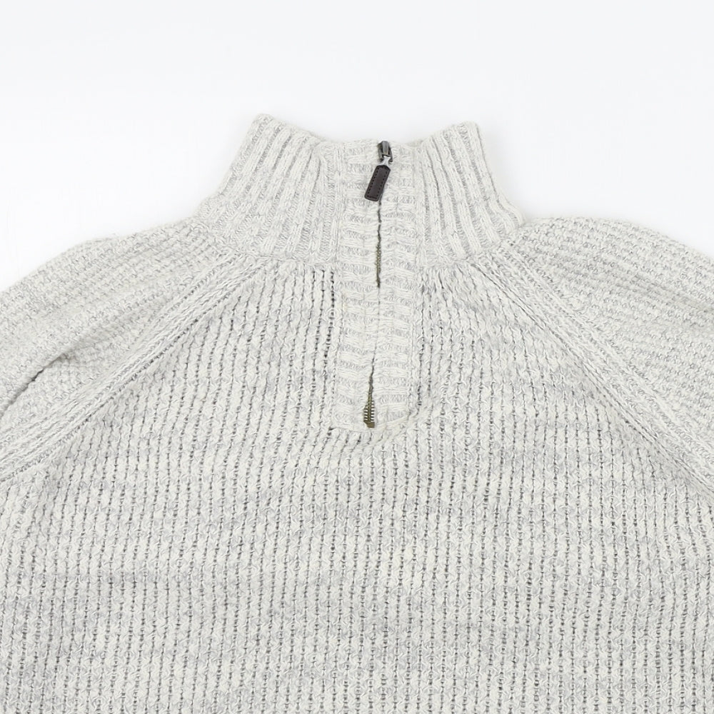 M&S Mens Grey   Pullover Jumper Size S
