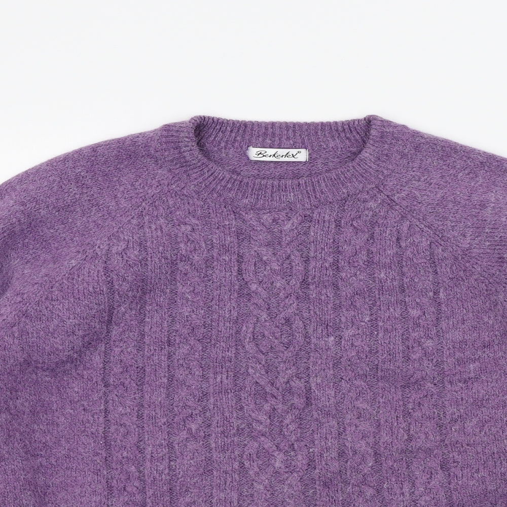 Berkertex Womens Purple   Pullover Jumper Size 18
