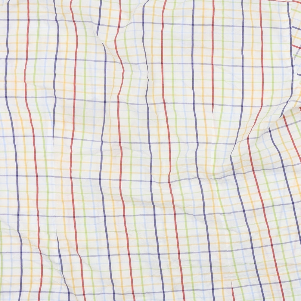 Lambretta Mens Multicoloured Check   Button-Up Size 2XL
