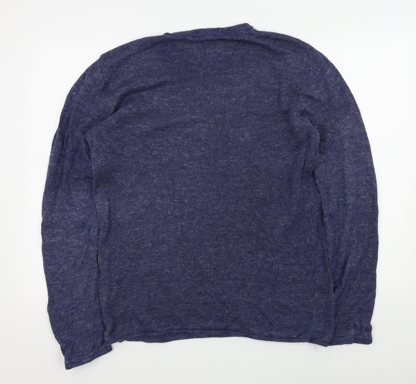 Fat Face Mens Blue   Pullover Jumper Size L