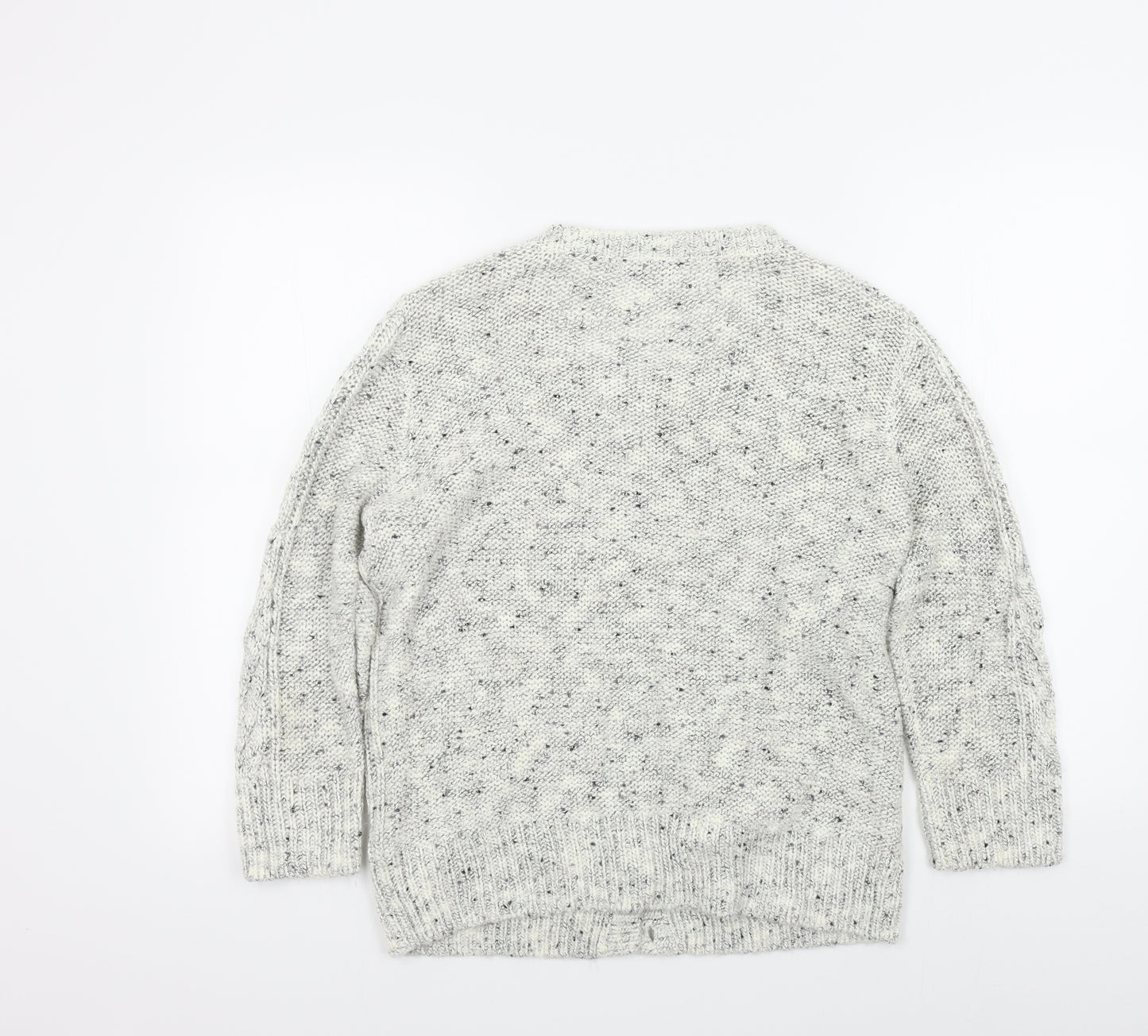 John Rocha Womens Grey   Cardigan Jumper Size 16