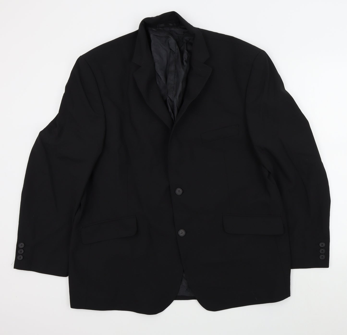Preworn Mens Black   Jacket Suit Jacket Size L