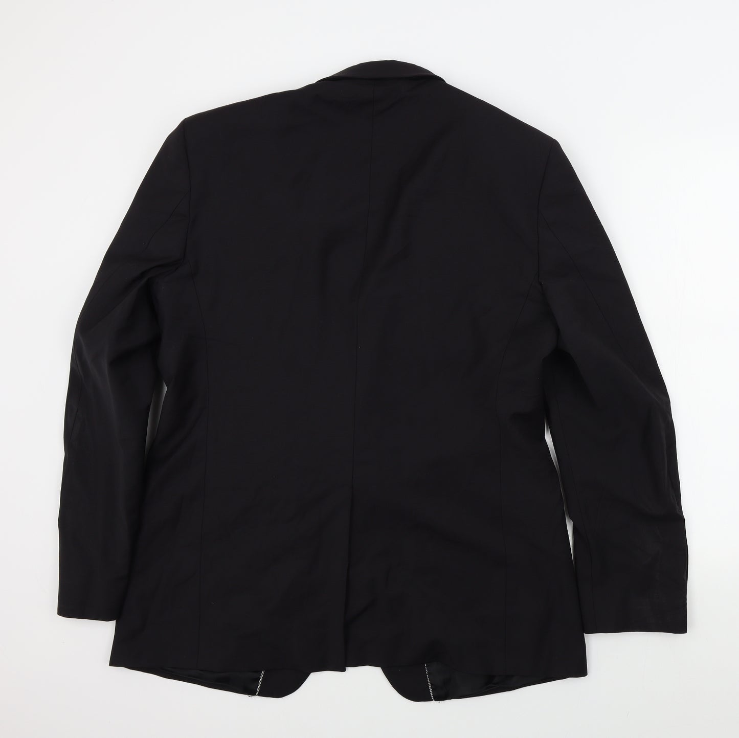 Simon Carter Mens Black   3 Piece Suit Jacket Size L