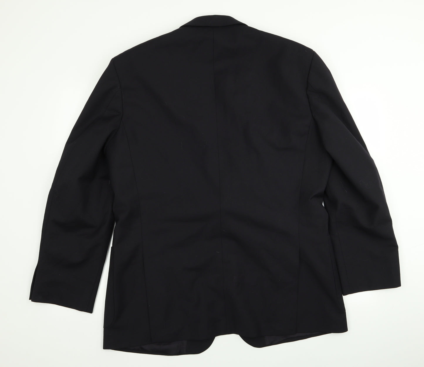 M&s Mens Black   Jacket Blazer Size 44