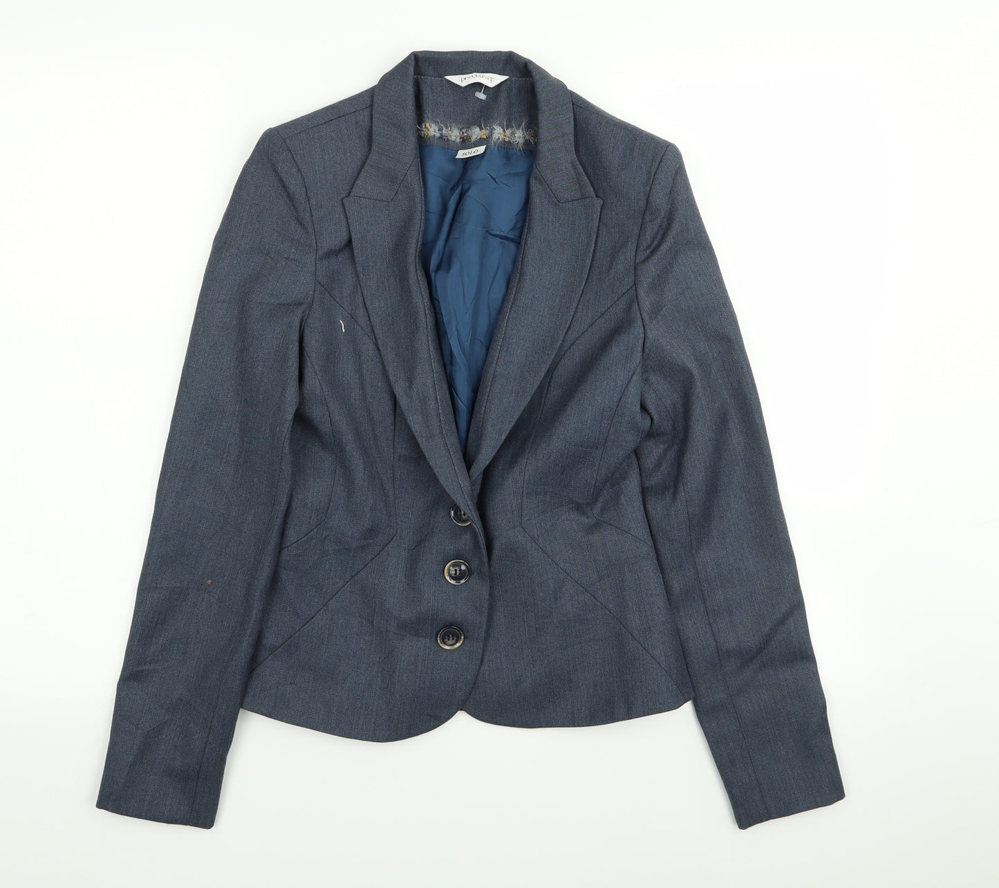 pretty af Womens Blue   Jacket Blazer Size 6