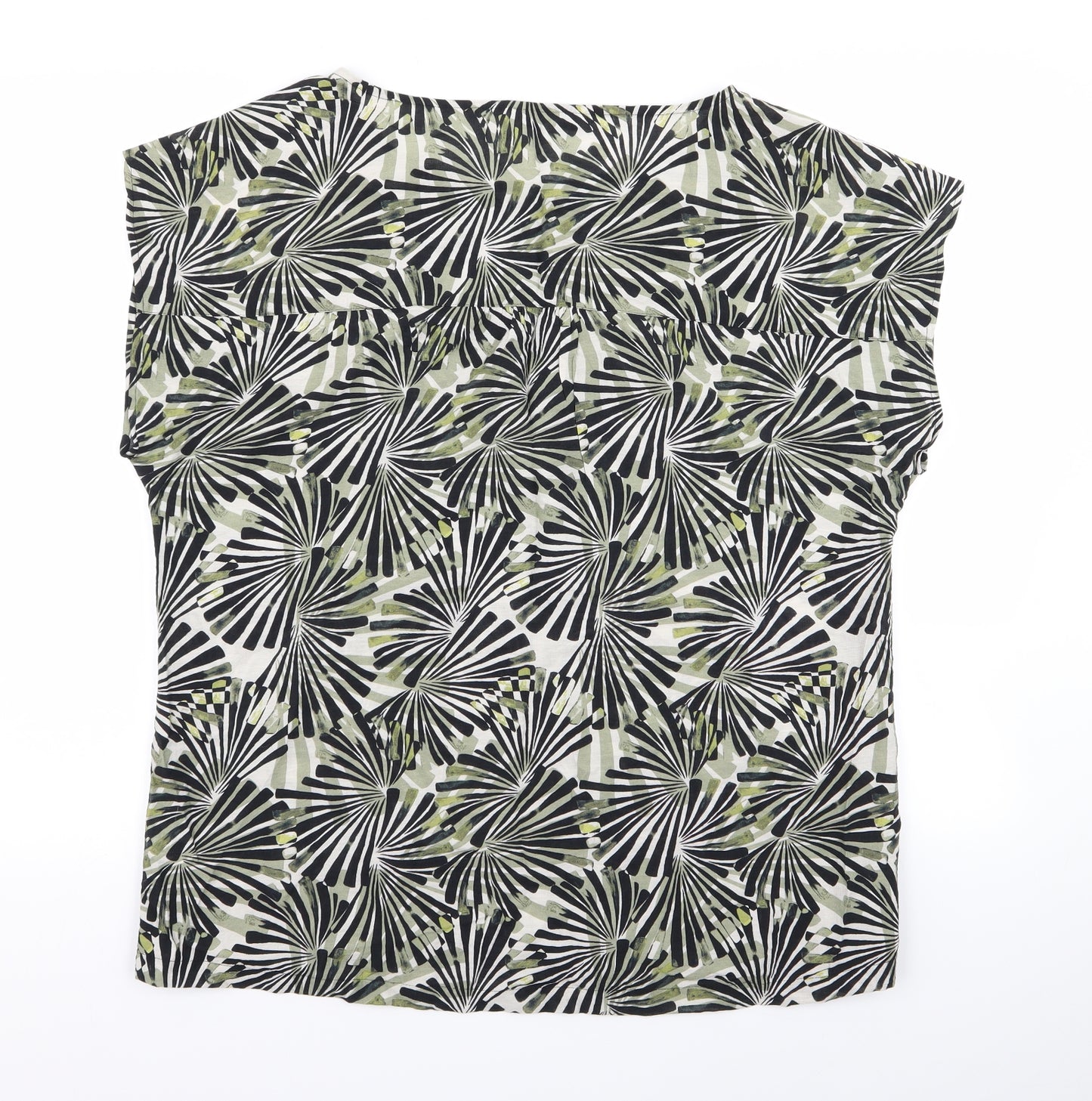 NEXT Womens Multicoloured Geometric  Basic Blouse Size 16