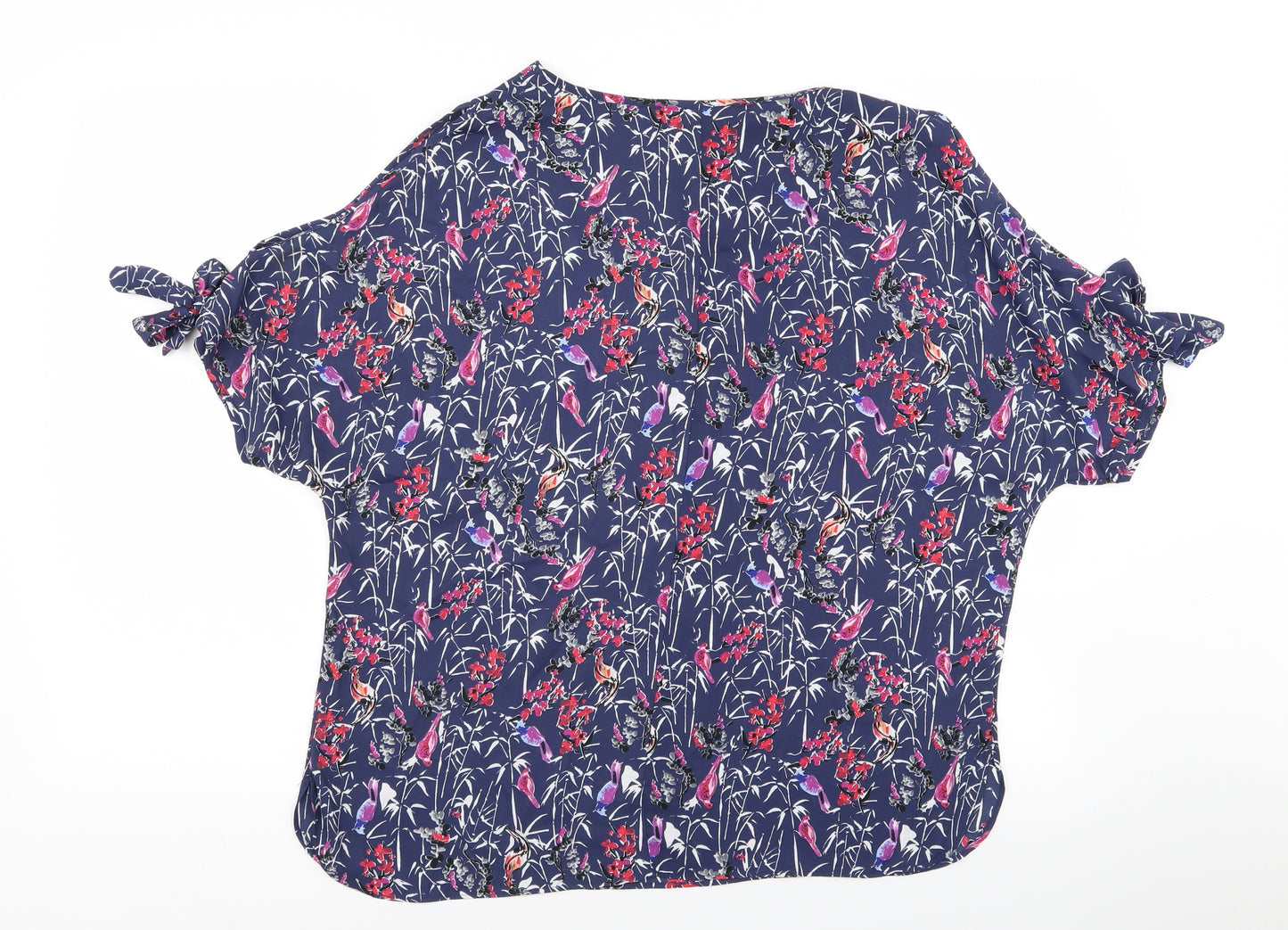 Asda George Womens Multicoloured Floral  Basic Blouse Size 16