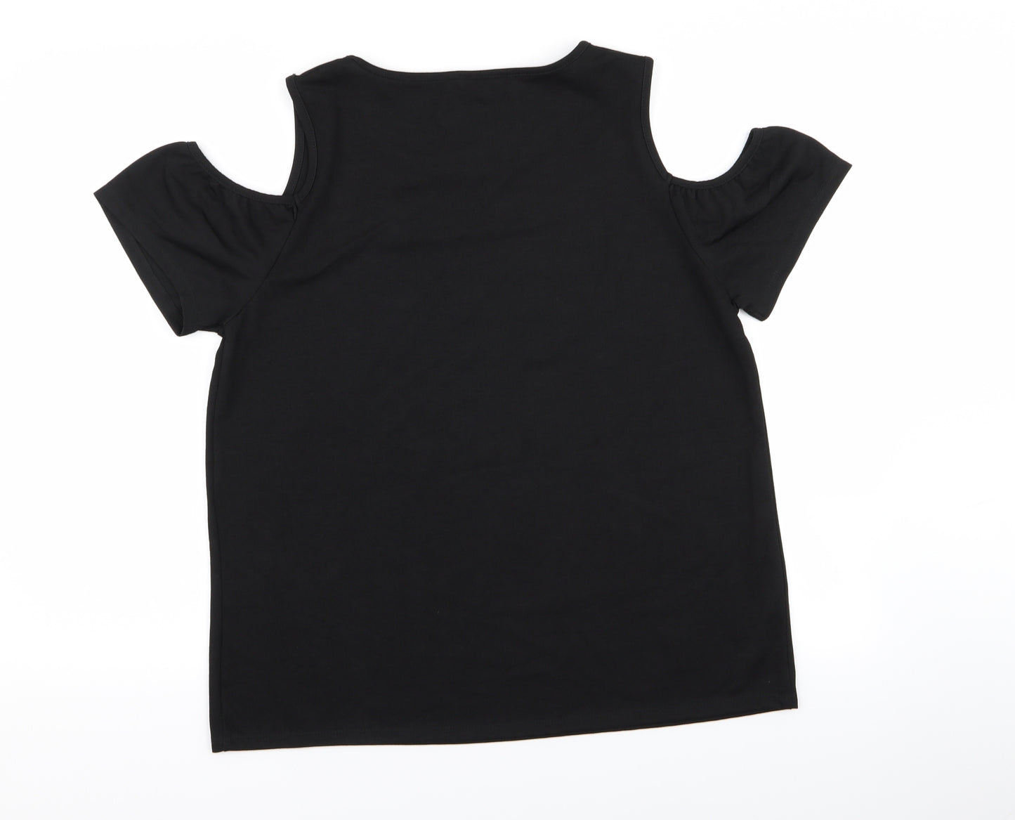 Papaya Womens Black   Basic Blouse Size 16