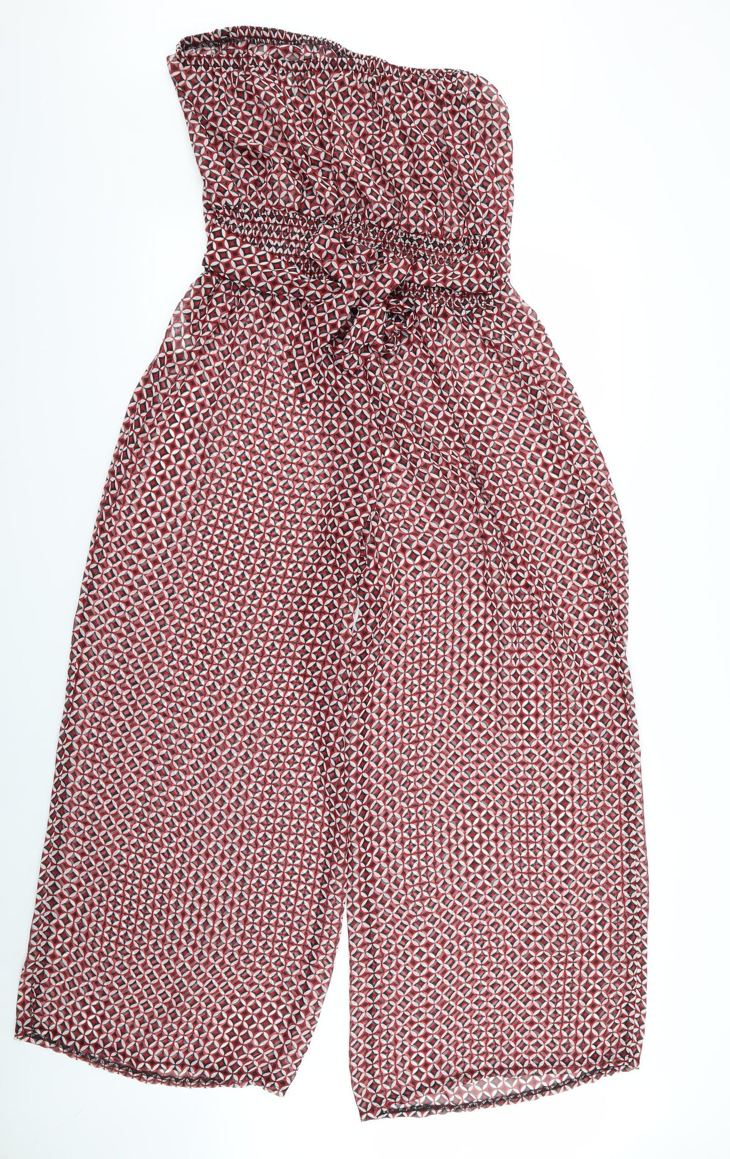 F&F Womens Multicoloured Geometric  Jumpsuit One-Piece Size L