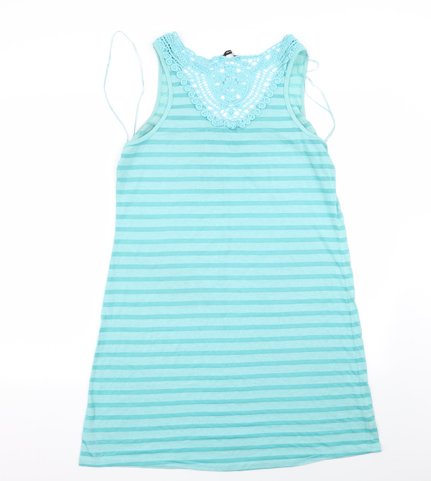 Asda George Womens Blue Striped  A-Line  Size 18