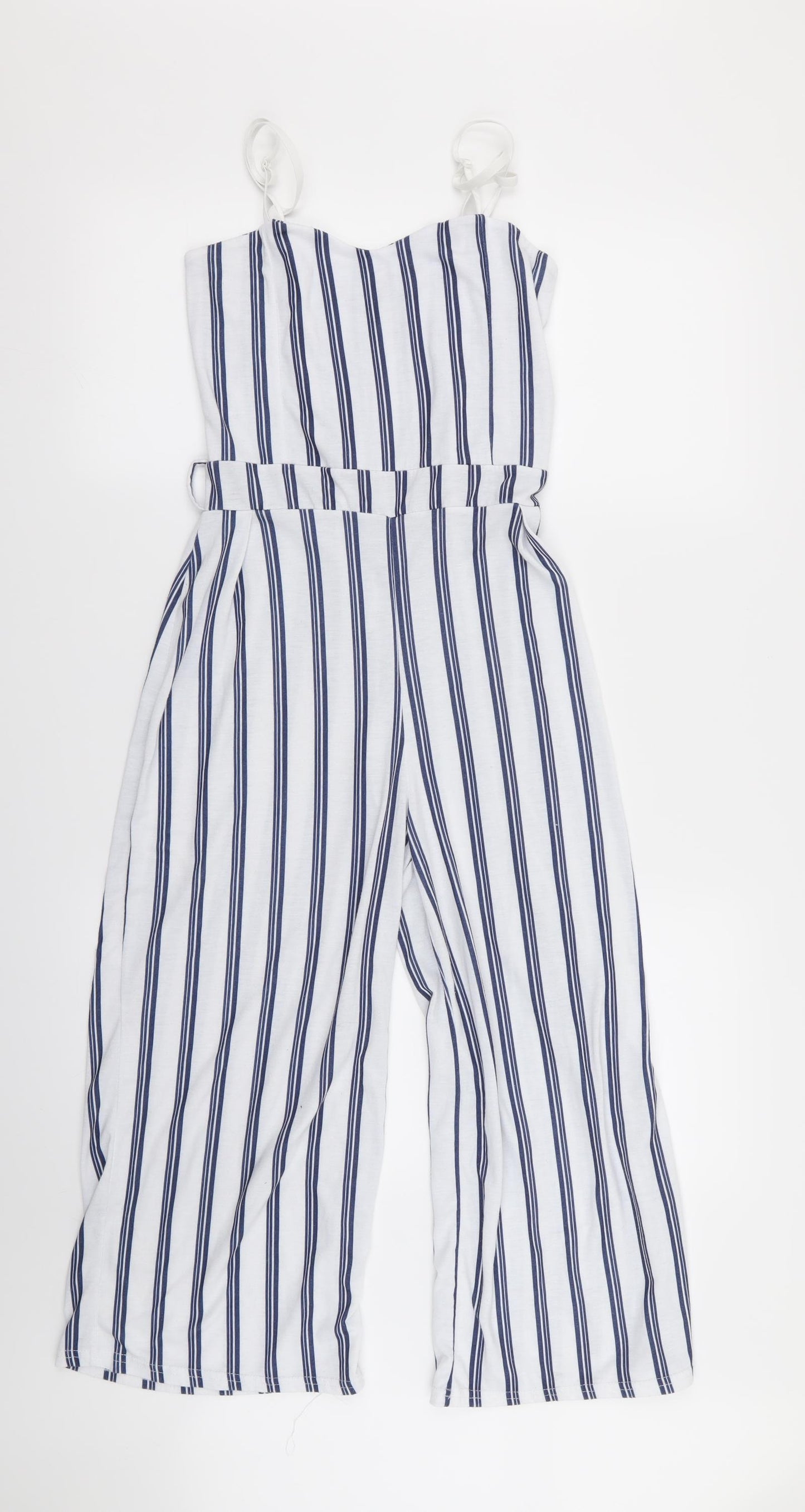 MissLook Womens Multicoloured Striped  Jumpsuit One-Piece Size 10