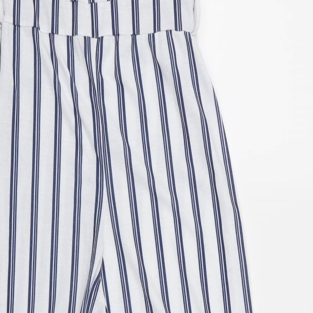 MissLook Womens Multicoloured Striped  Jumpsuit One-Piece Size 10