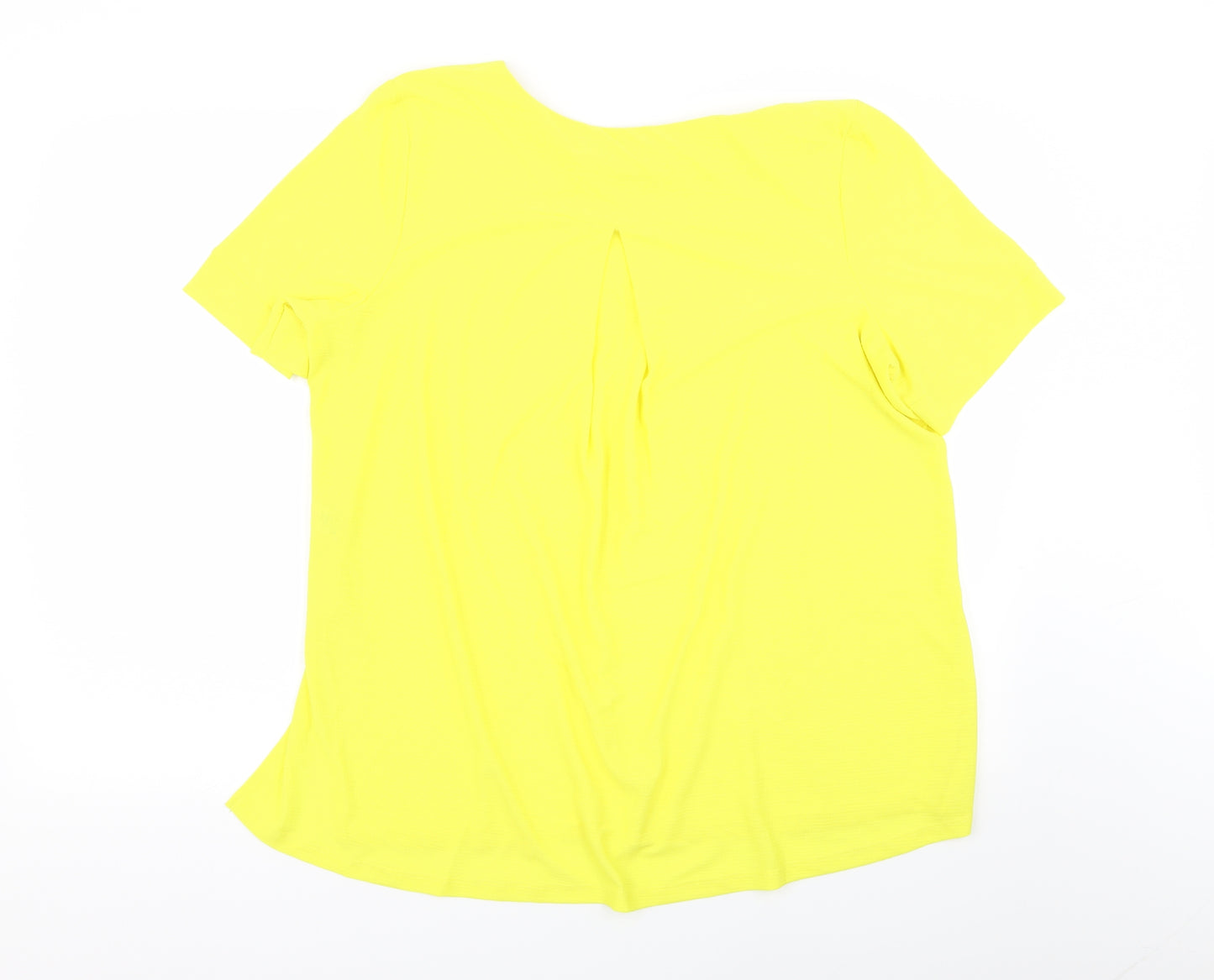 Asda George Womens Yellow   Basic Blouse Size 16