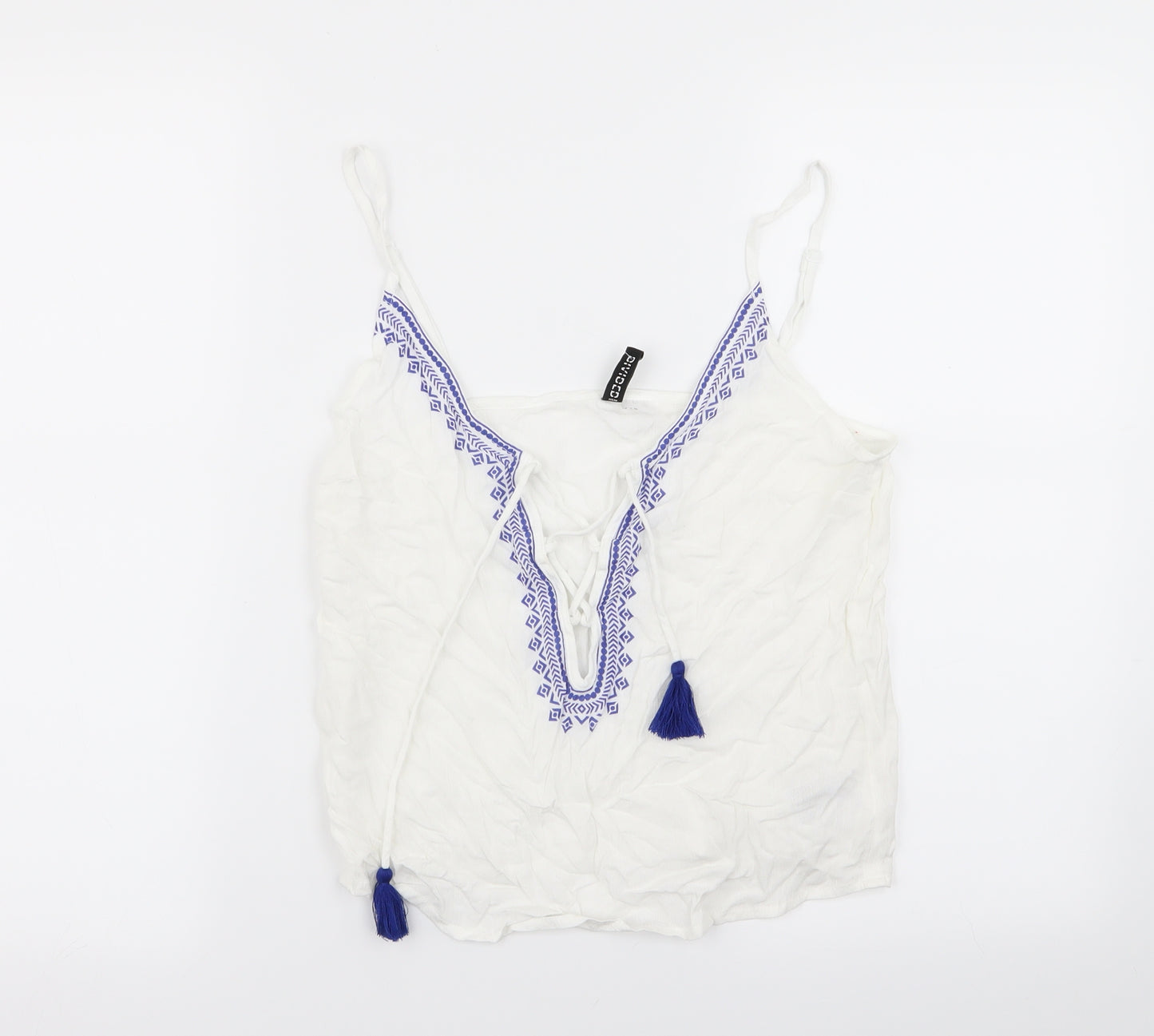 Divided by H&M Womens White   Basic Tank Size 10