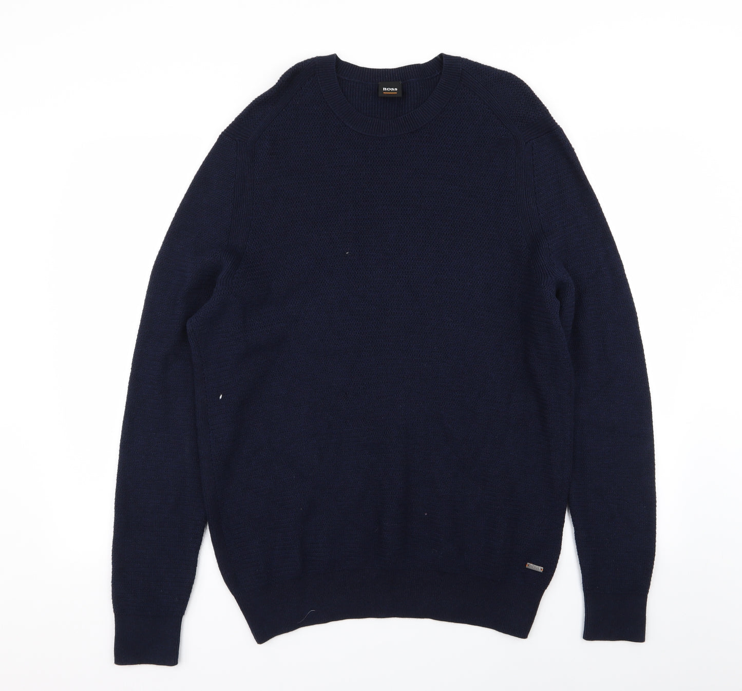HUGO BOSS Mens Blue   Pullover Jumper Size XL