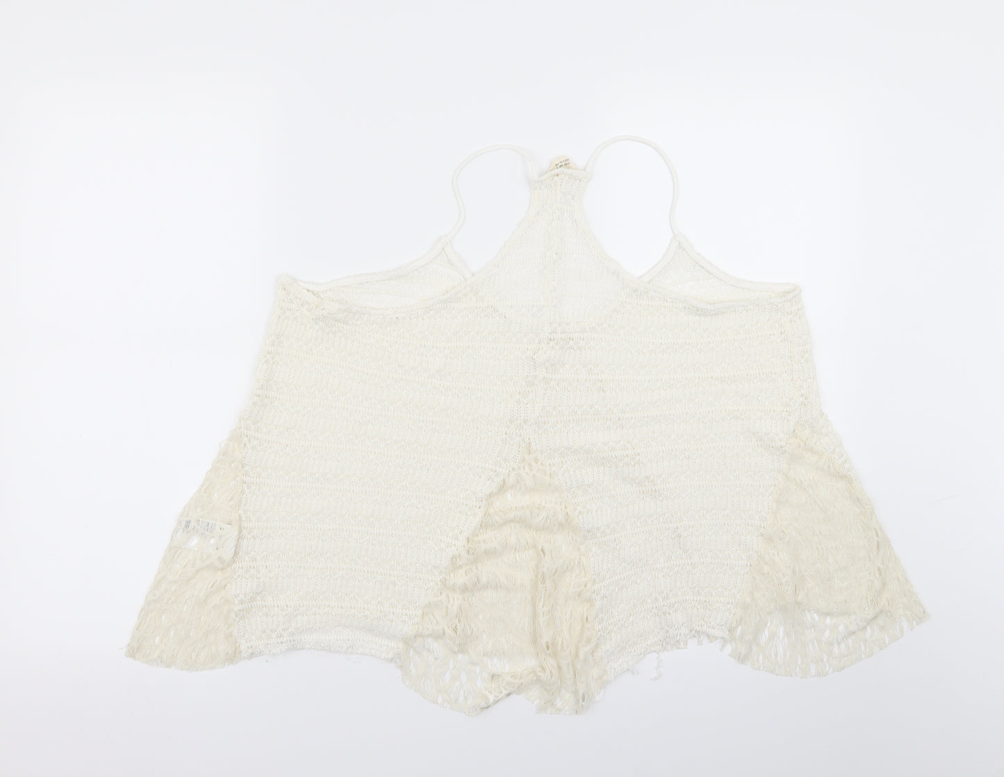 Preworn Womens White   Basic Tank Size M