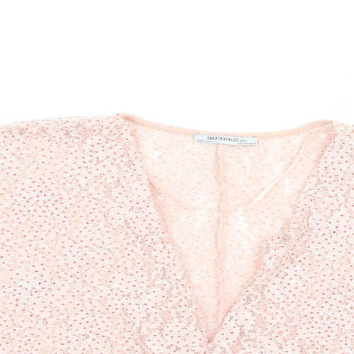 Zara Womens Pink   Basic Blouse Size M