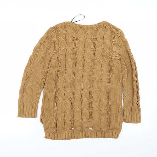 H&M Womens Brown   Pullover Jumper Size XS