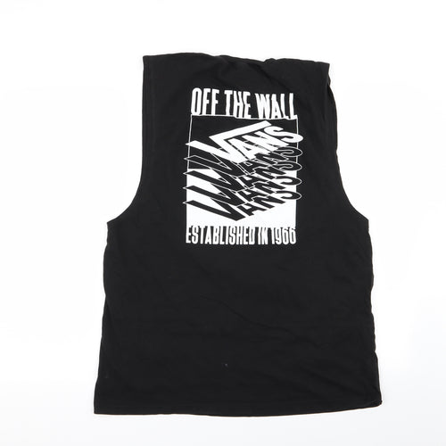 VANS Mens Black    T-Shirt Size XL  - tank top