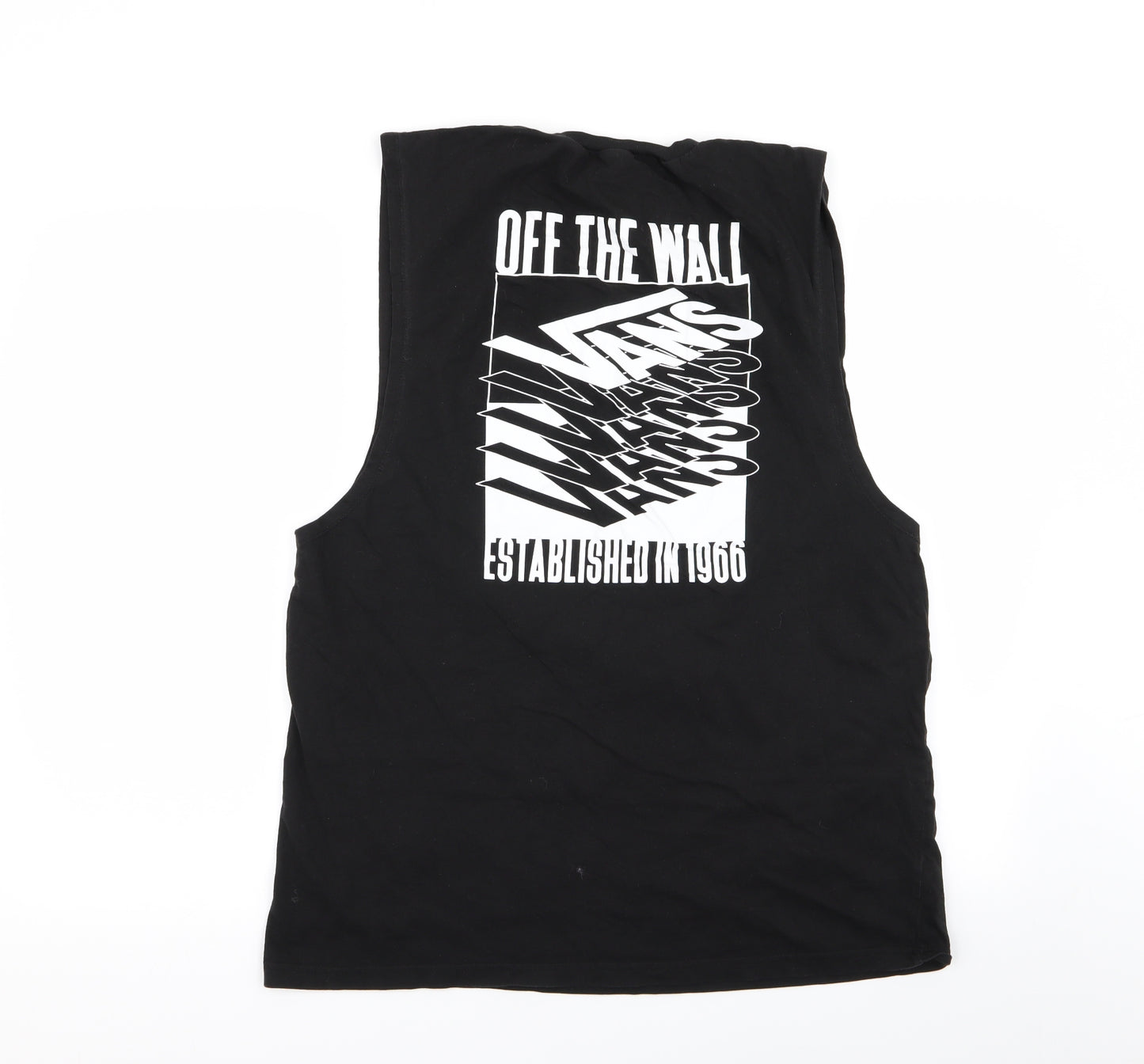 VANS Mens Black    T-Shirt Size XL  - tank top