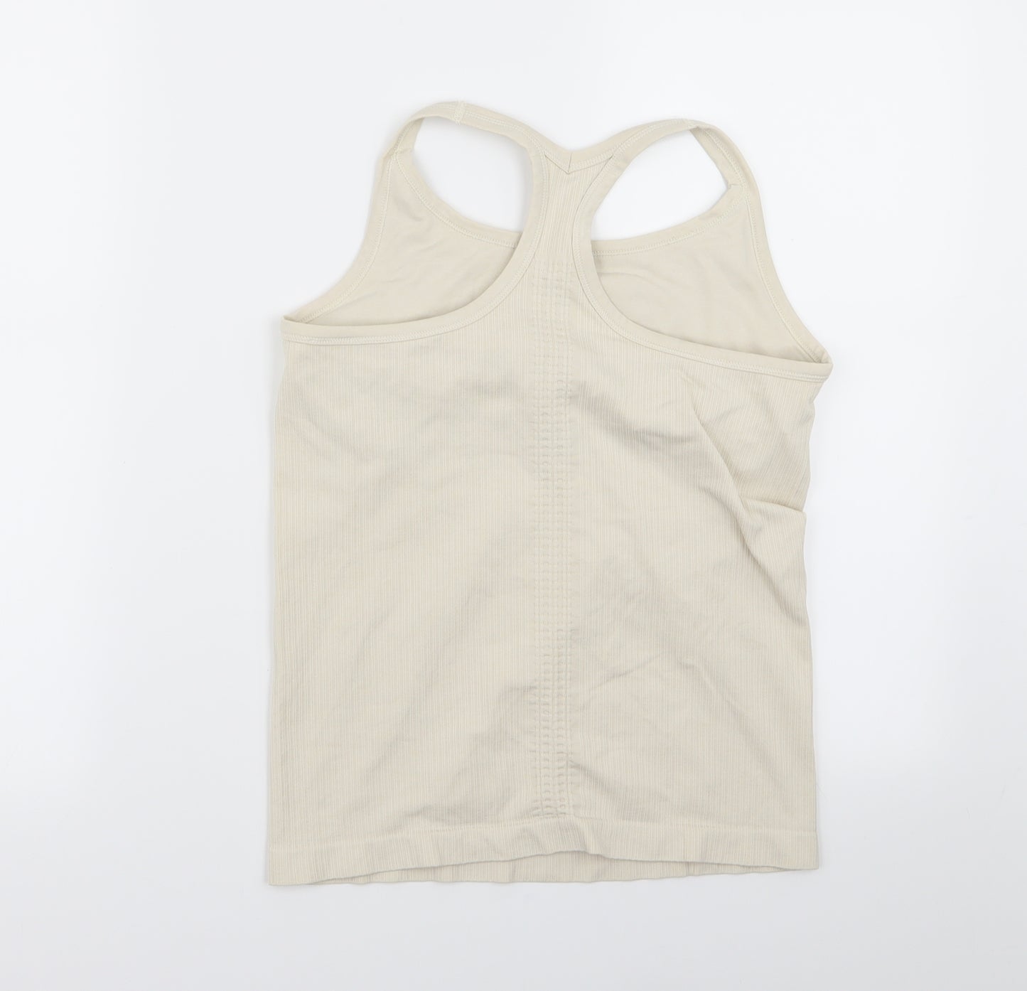 H&M Womens Beige   Basic Tank Size 12
