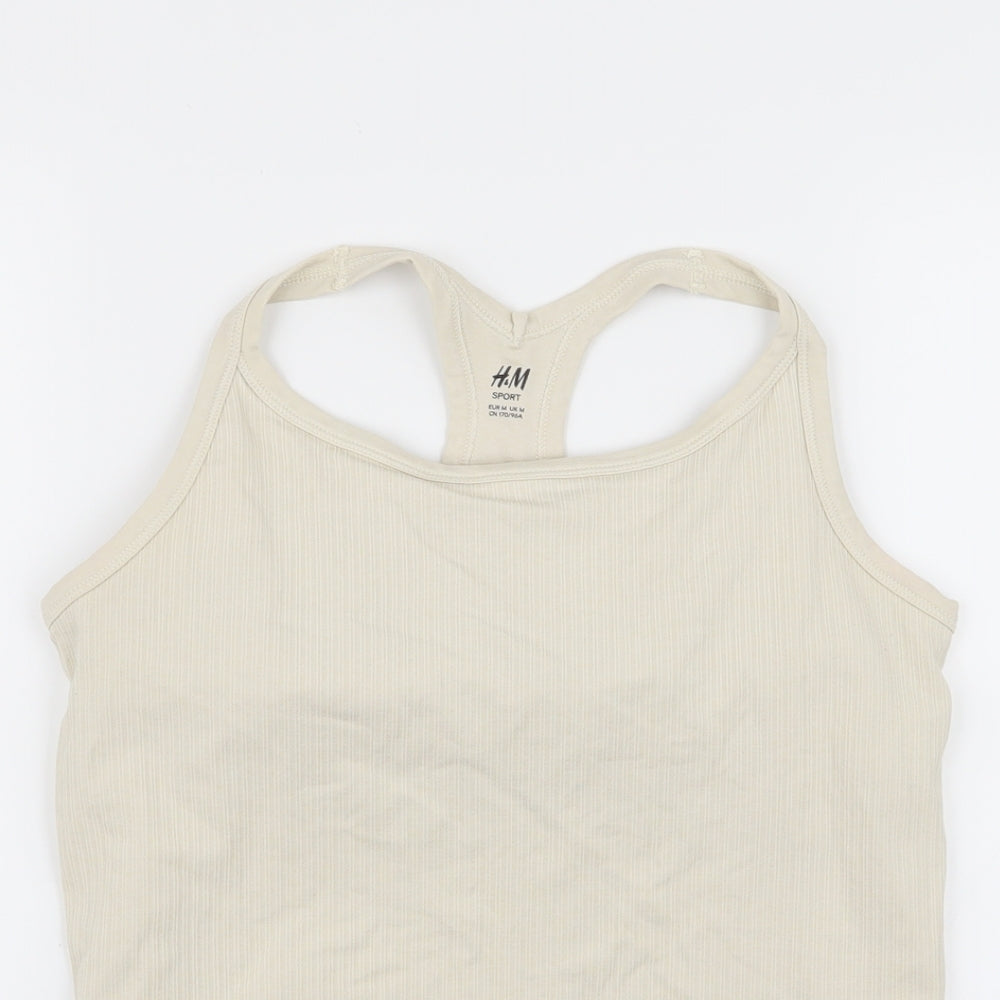 H&M Womens Beige   Basic Tank Size 12