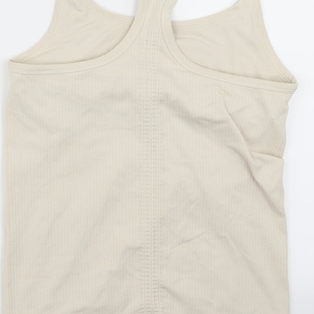 H&M Womens Beige   Basic Tank Size 12