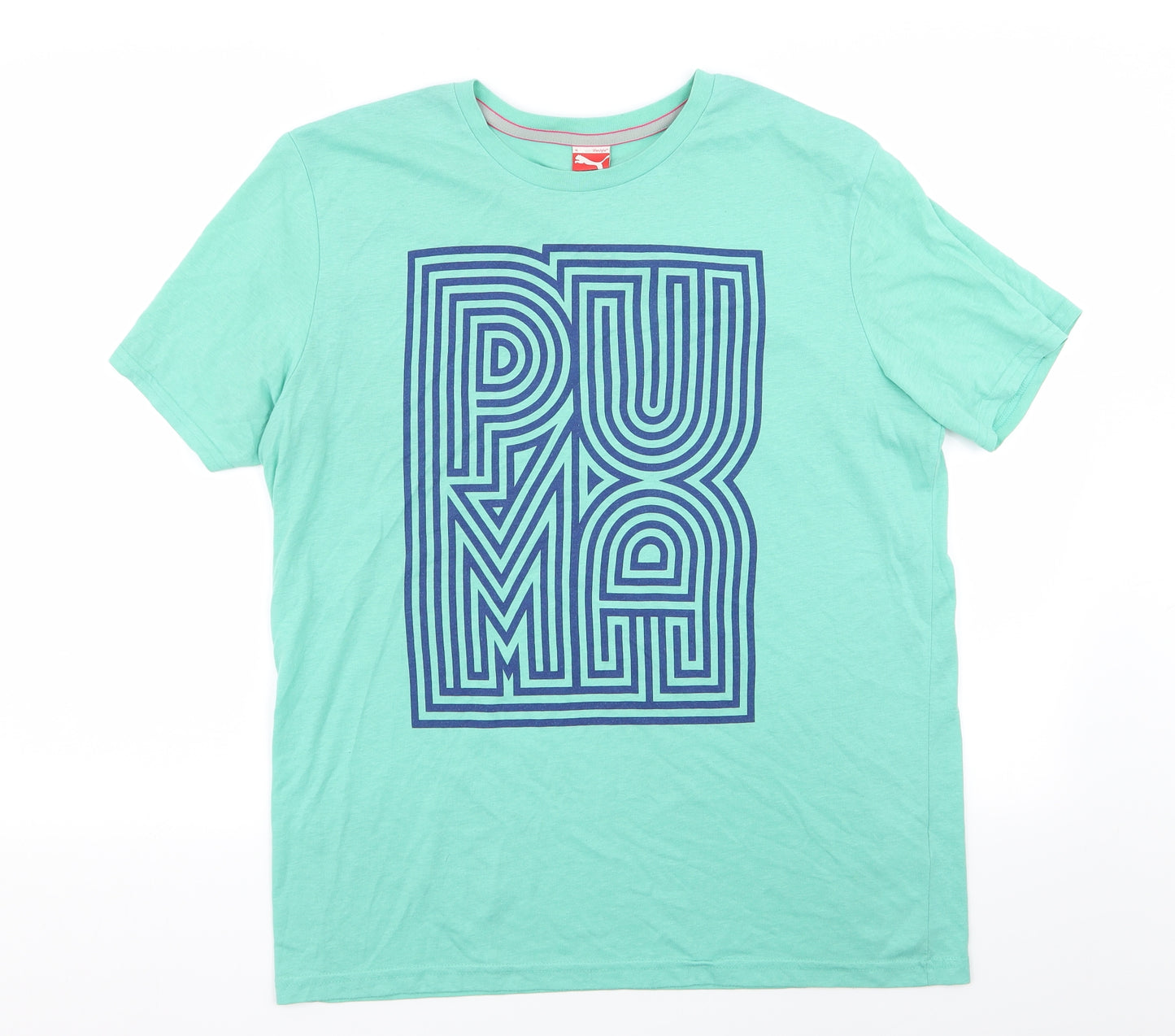 PUMA Mens Green    T-Shirt Size XL