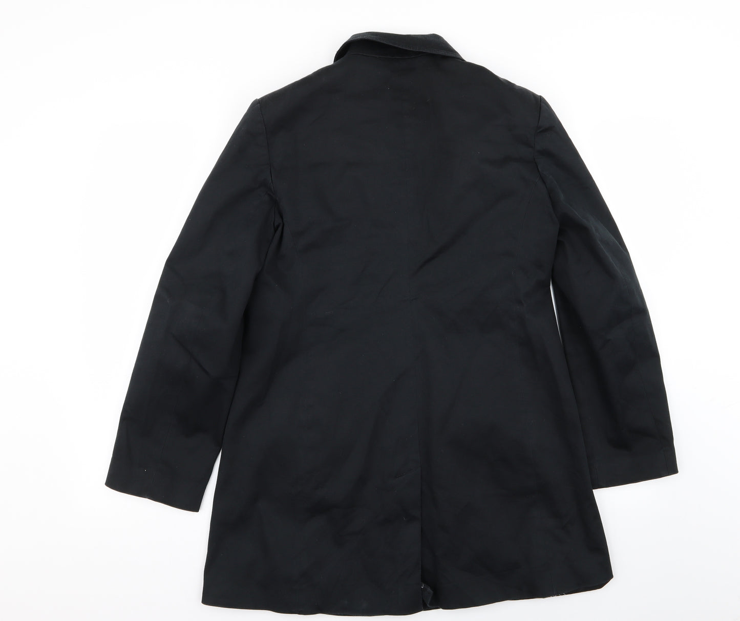 BHS Womens Black   Overcoat Coat Size 10