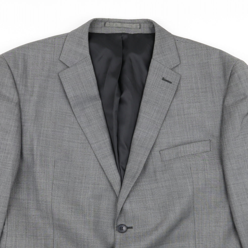 karl jackson Mens Grey   2 Piece Suit Size 46 L29 in