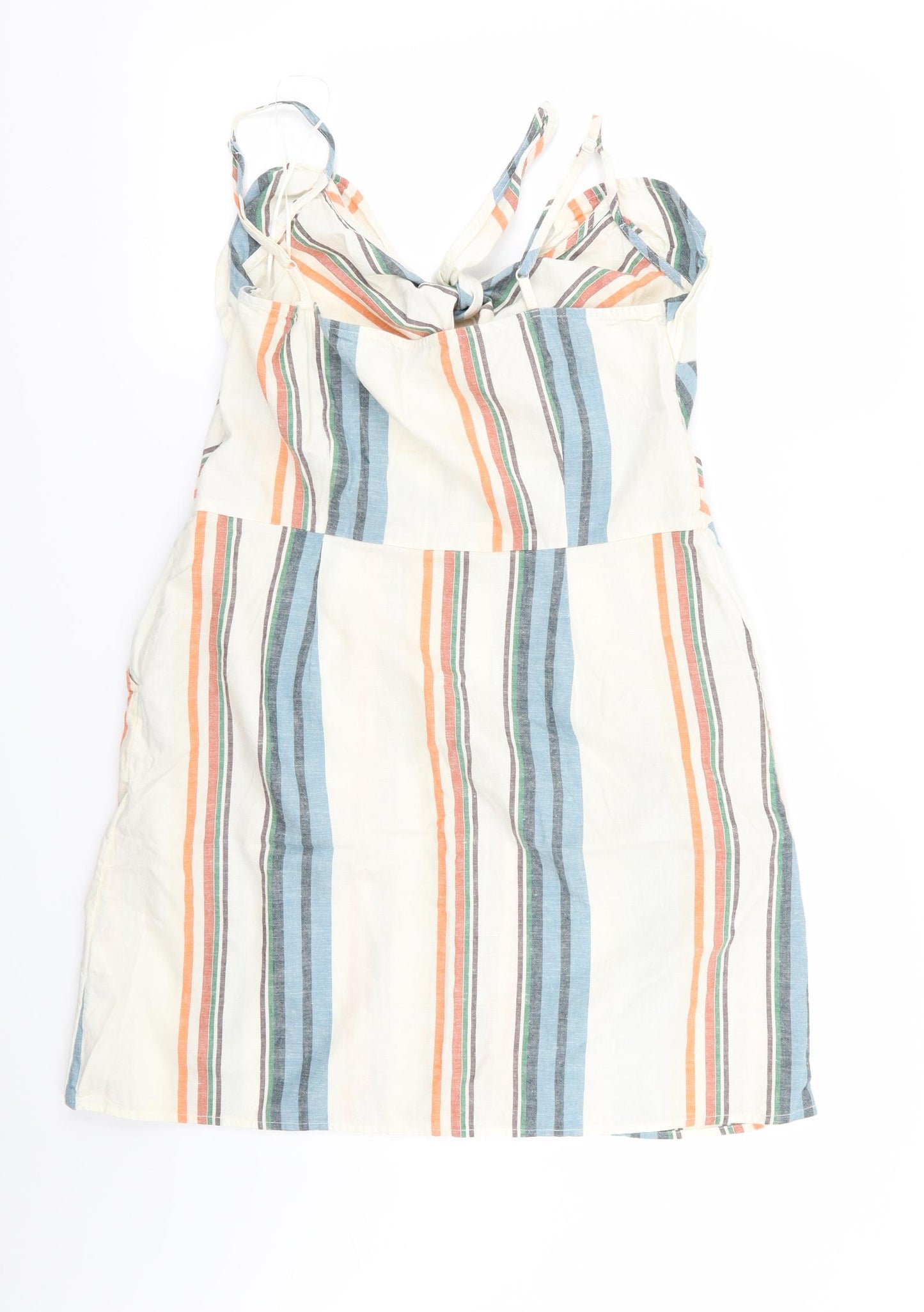 F&F Womens Multicoloured Striped  A-Line  Size 10