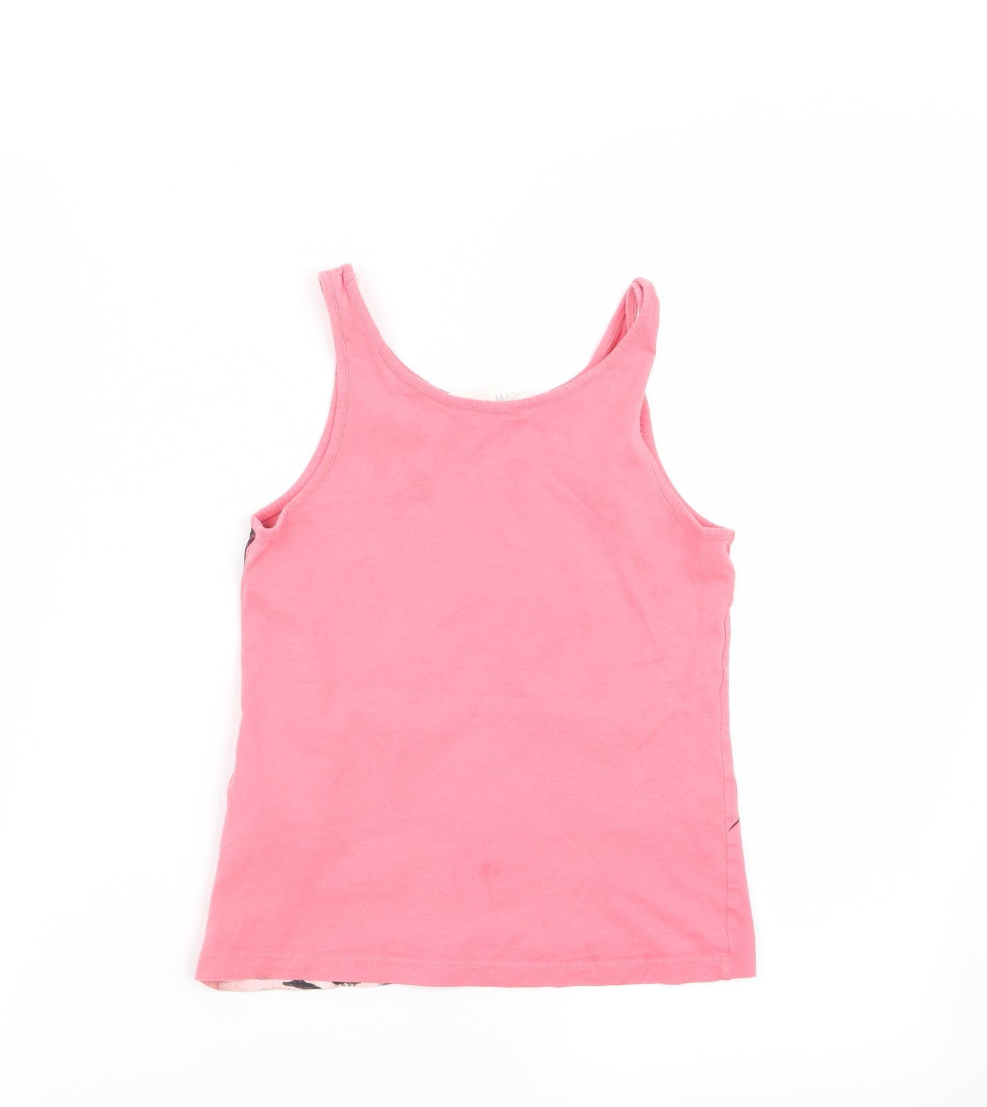 H&M Girls Pink Animal Print  Basic Tank Size 9-10 Years