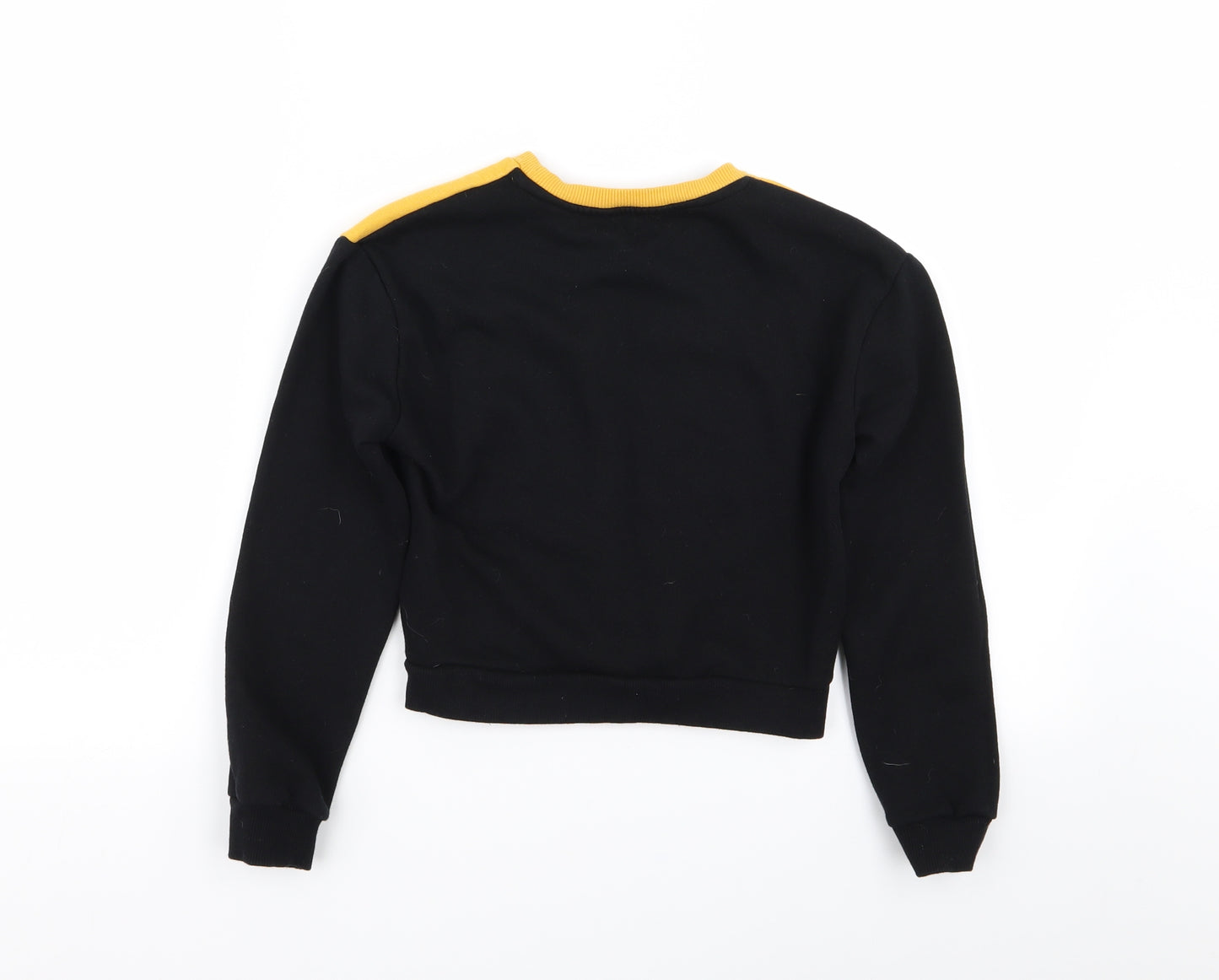 pep and co Girls Black   Pullover Jumper Size 8-9 Years