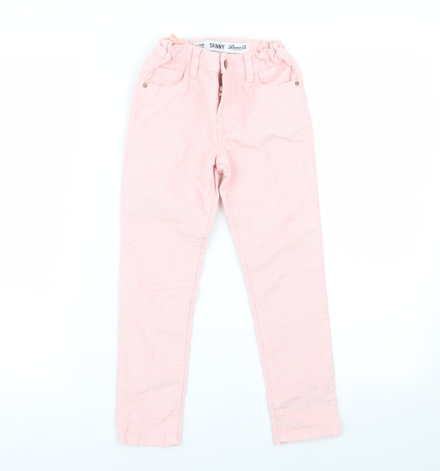 denim and co Girls Pink   Skinny Jeans Size 6-7 Years