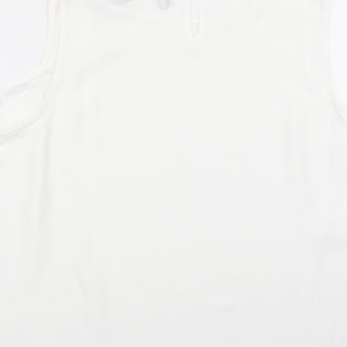 Primark Womens White   Basic Tank Size 18