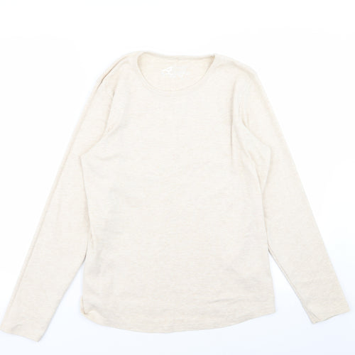 BHS Womens Beige   Basic T-Shirt Size 16