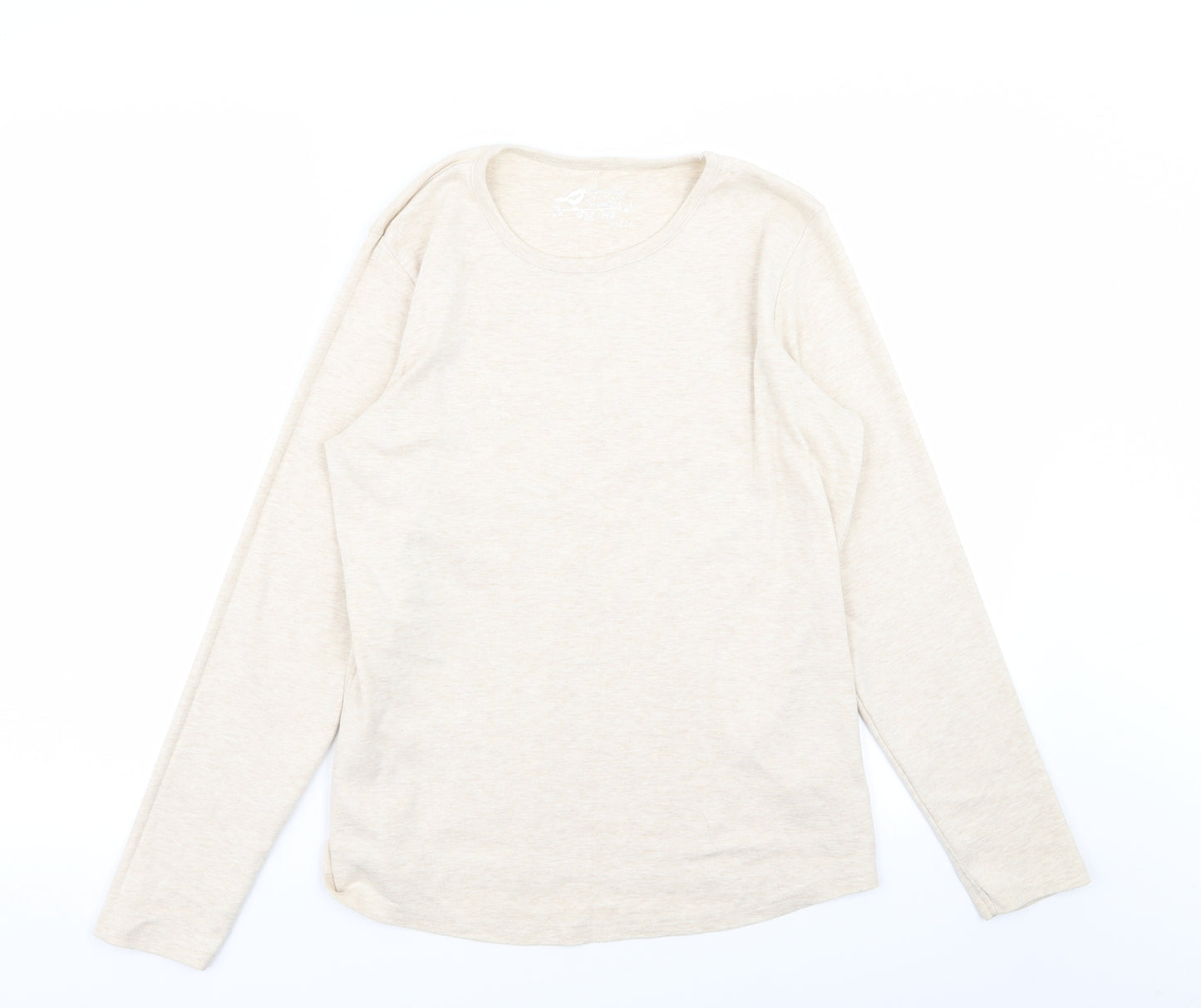 BHS Womens Beige   Basic T-Shirt Size 16