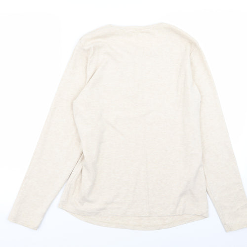 BHS Womens Beige   Basic T-Shirt Size 16