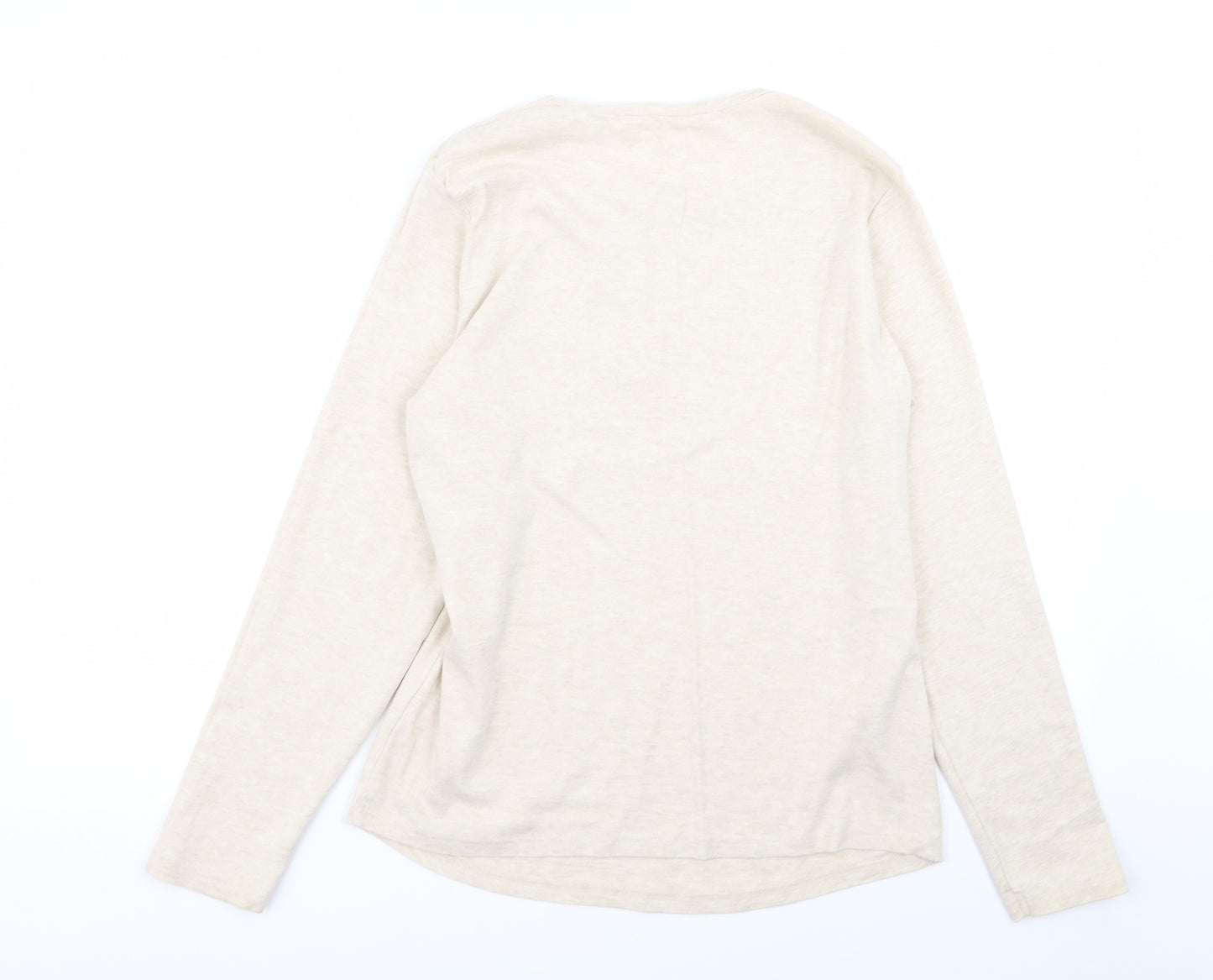 BHS Womens Beige   Basic T-Shirt Size 16