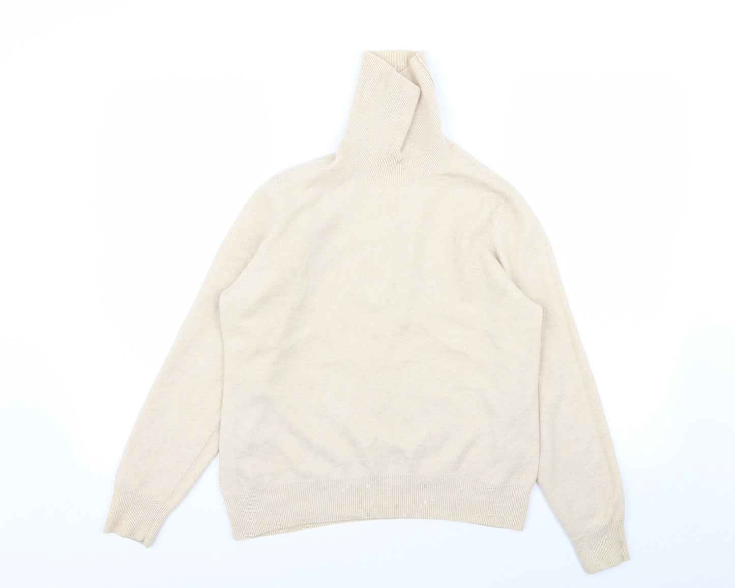 M&s Womens Beige   Pullover Jumper Size 18