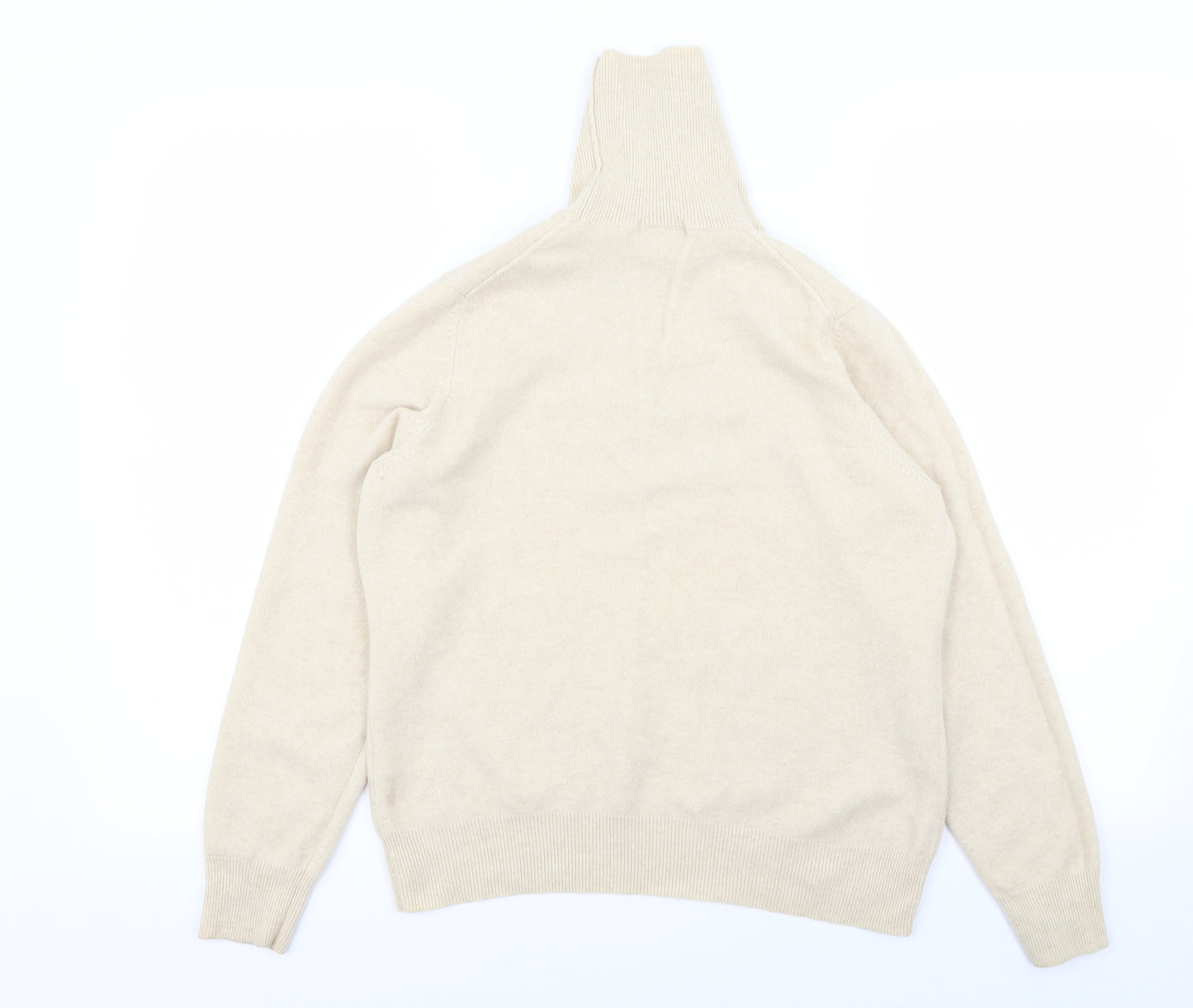 M&s Womens Beige   Pullover Jumper Size 18