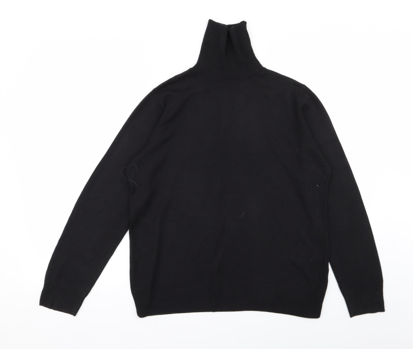 M&S Womens Black   Pullover Jumper Size 14