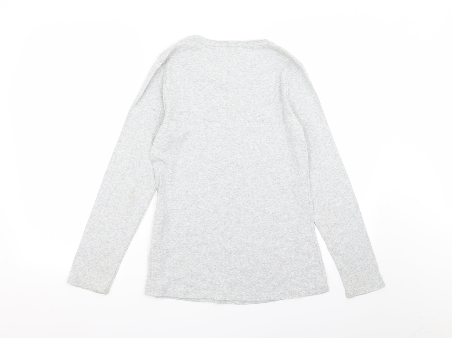 M&S Womens Grey   Basic T-Shirt Size 14