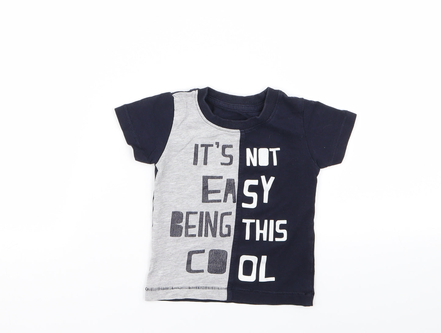 Matalan Boys Multicoloured   Basic T-Shirt Size 9-12 Months